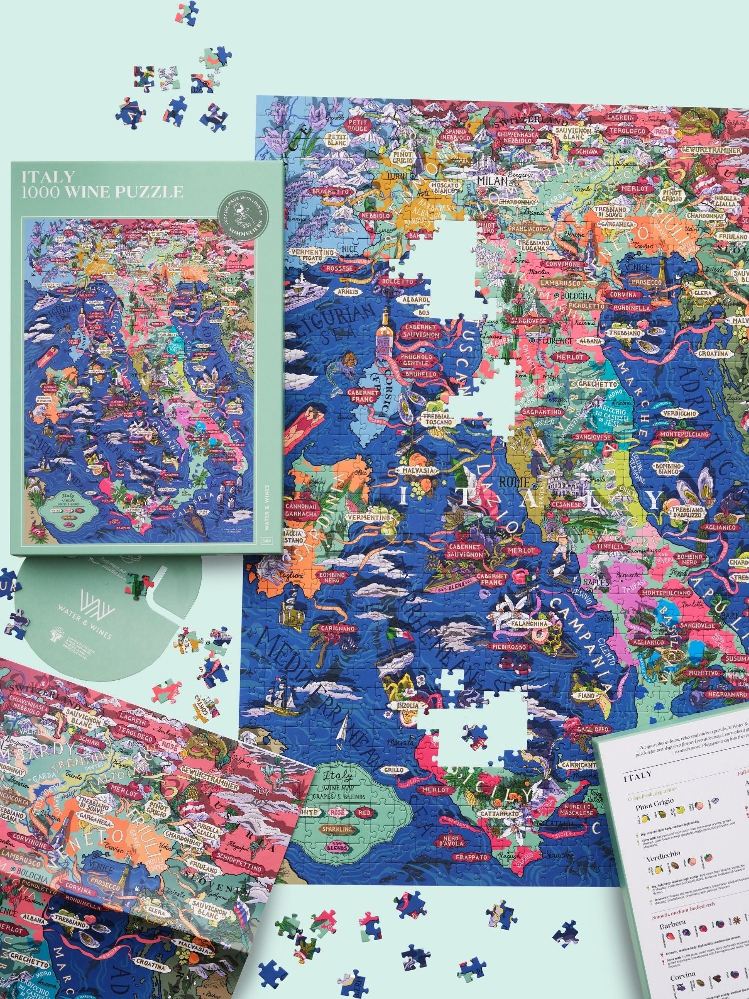 Wine Puzzle - Italy - 4