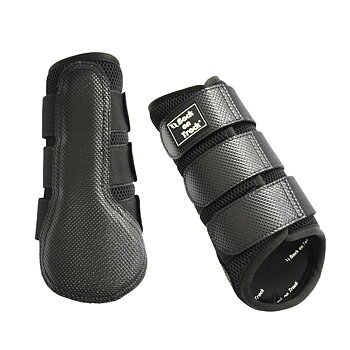 Back on Track Brush boot 3d mesh - black