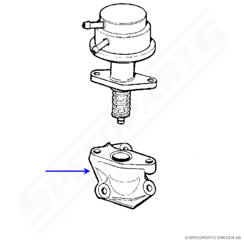 Intermediate section Head / Pump B201 - 2