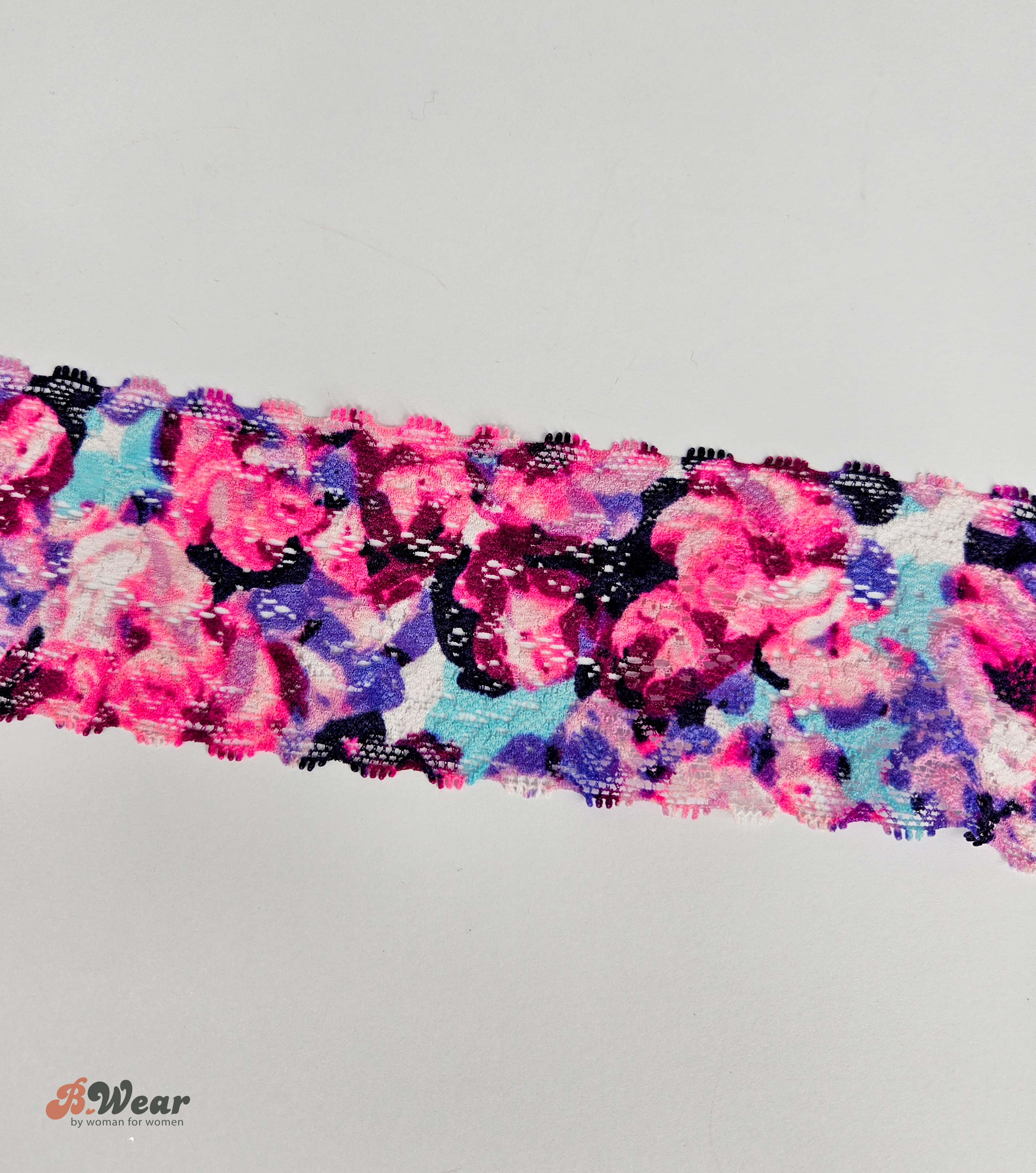 Colorful stretch lace - 60 mm