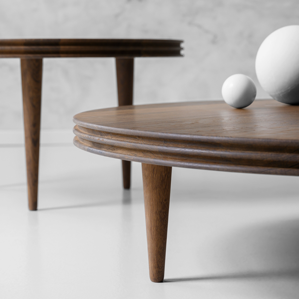 Groove Coffee Table Ø60-110 cm - dk3 - 2