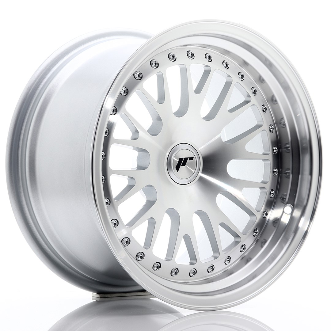 16" JR Wheels JR10 - Silver Machined Face - 3