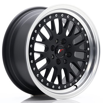 16" JR Wheels JR10 - Black Machined Lip