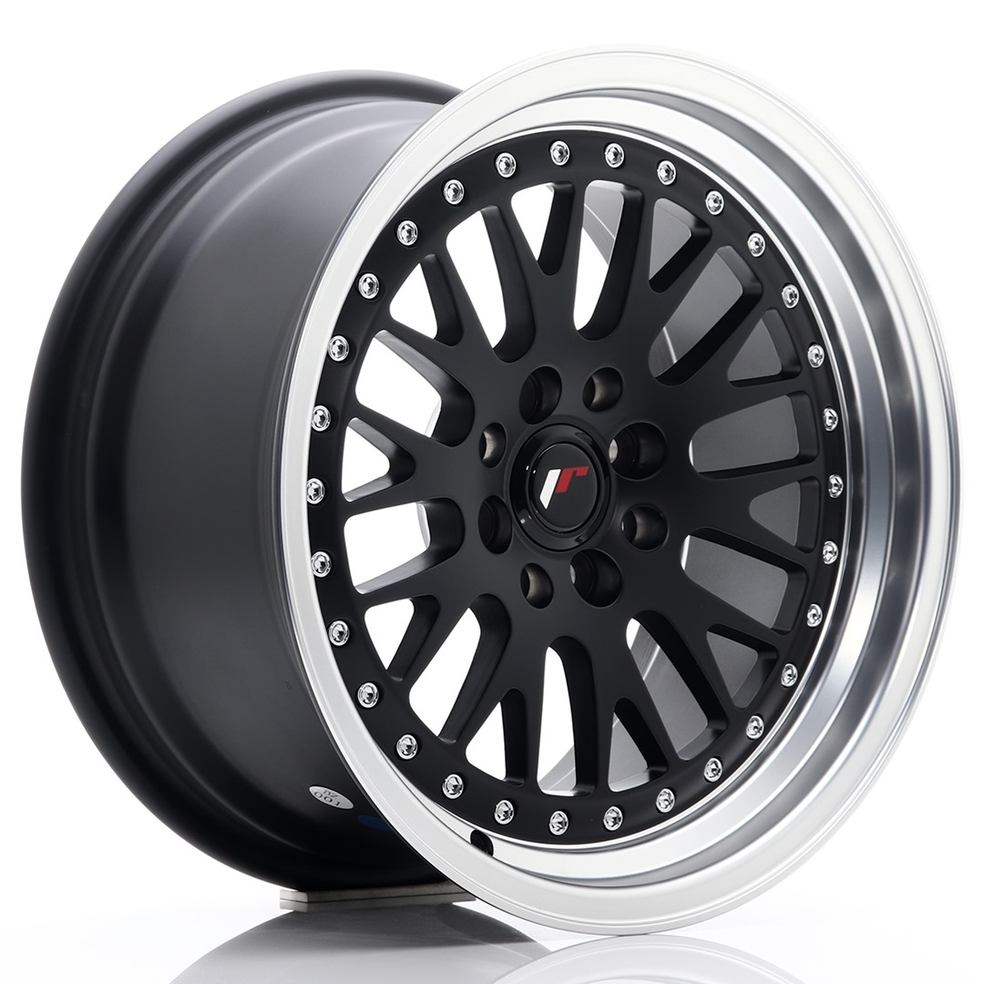 16" JR Wheels JR10 - Black Machined Lip - 2