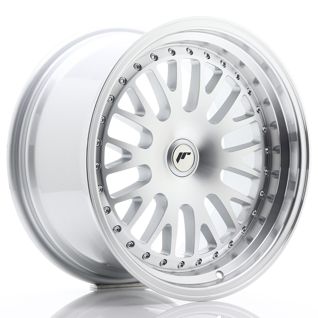 17" JR Wheels JR10 - Silver Machined Face - 2