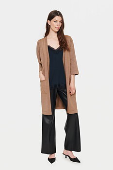 Saint Tropez Kila Shimmer Open Cardigan Rubber