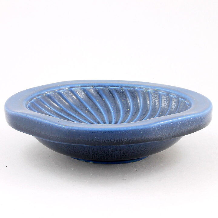 ヴィルヘルム・コーゲ　ブルーのクラシックのボウル  Bowl  18cm 1958年 (2)