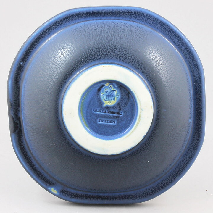 ヴィルヘルム・コーゲ　ブルーのクラシックのボウル  Bowl  18cm 1958年 (2)
