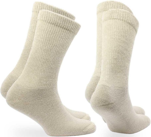 2-Par Norfolk Extra Breda Diabetes/lösresår i Ull