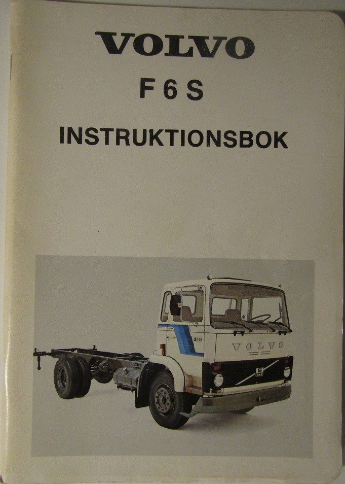 1981 Volvo F 6 S Instruktionsbok 2.81