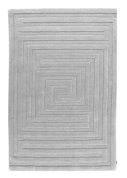 Barnmatta Mini Labyrint Silver 120x180cm