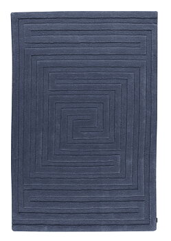 Barnmatta Mini Labyrint Blue 120x180cm