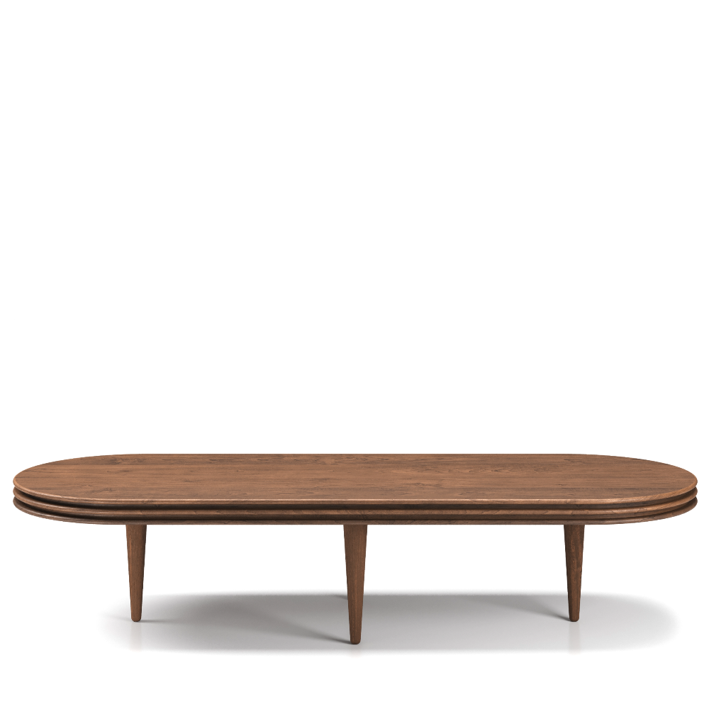 Groove Coffee Table Oval 120-160 cm -dk3 - 6