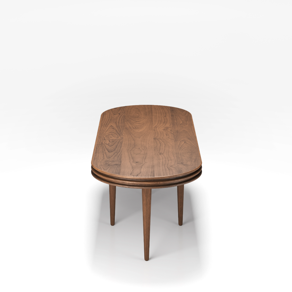 Groove Coffee Table Oval 120-160 cm -dk3 - 8