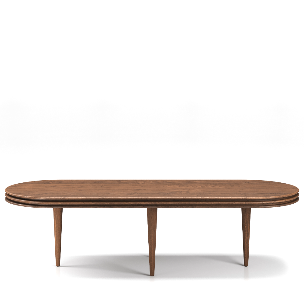 Groove Coffee Table Oval 120-160 cm -dk3 - 7