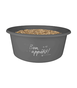 Waldhausen Feed Bowl with Lid 5L - Grey