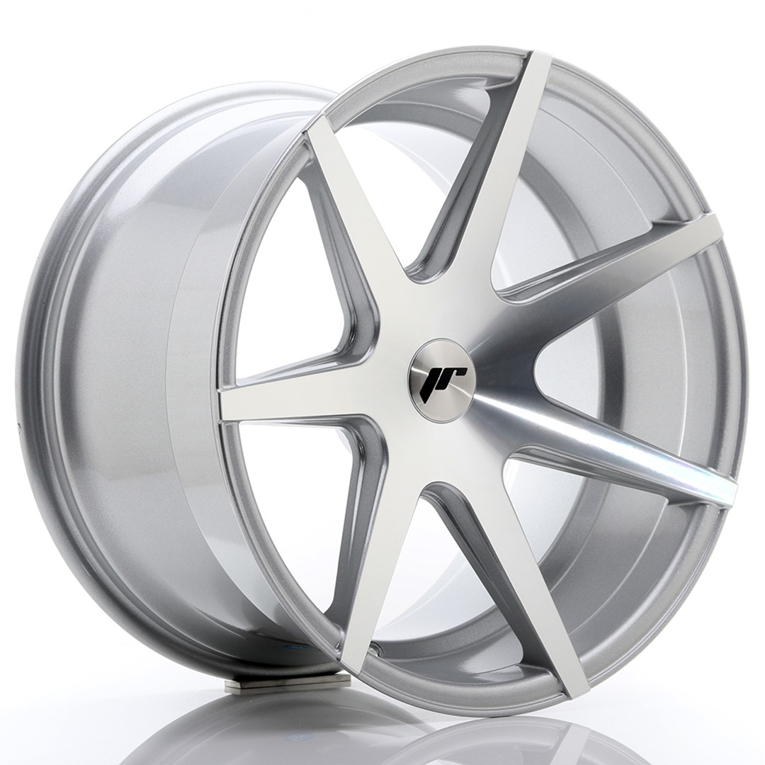 19" JR Wheels JR20 - Silver Machined - 3