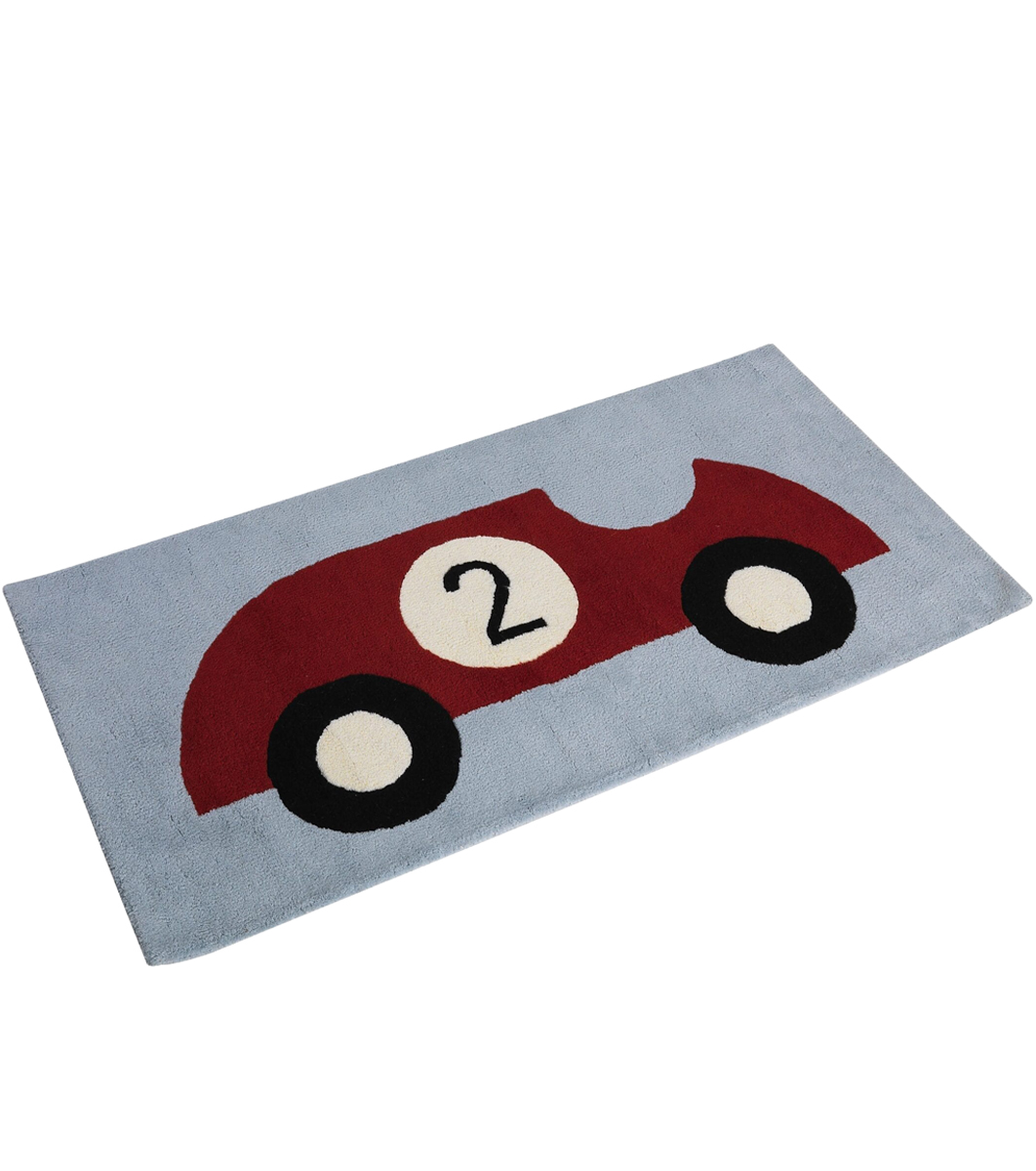 Barnmatta Rally Blue 80x160cm - 2