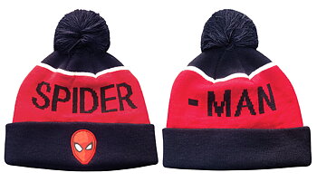 Spiderman mössa med toffs