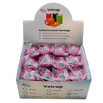 Vetrap Adhesive Elastic Bandage 10 cm x 4,5 m - Pink
