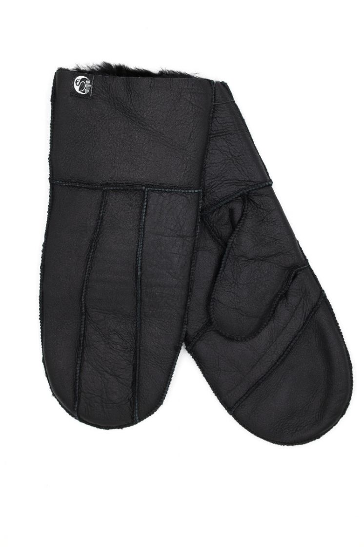 No waste Sheepskin Napa black