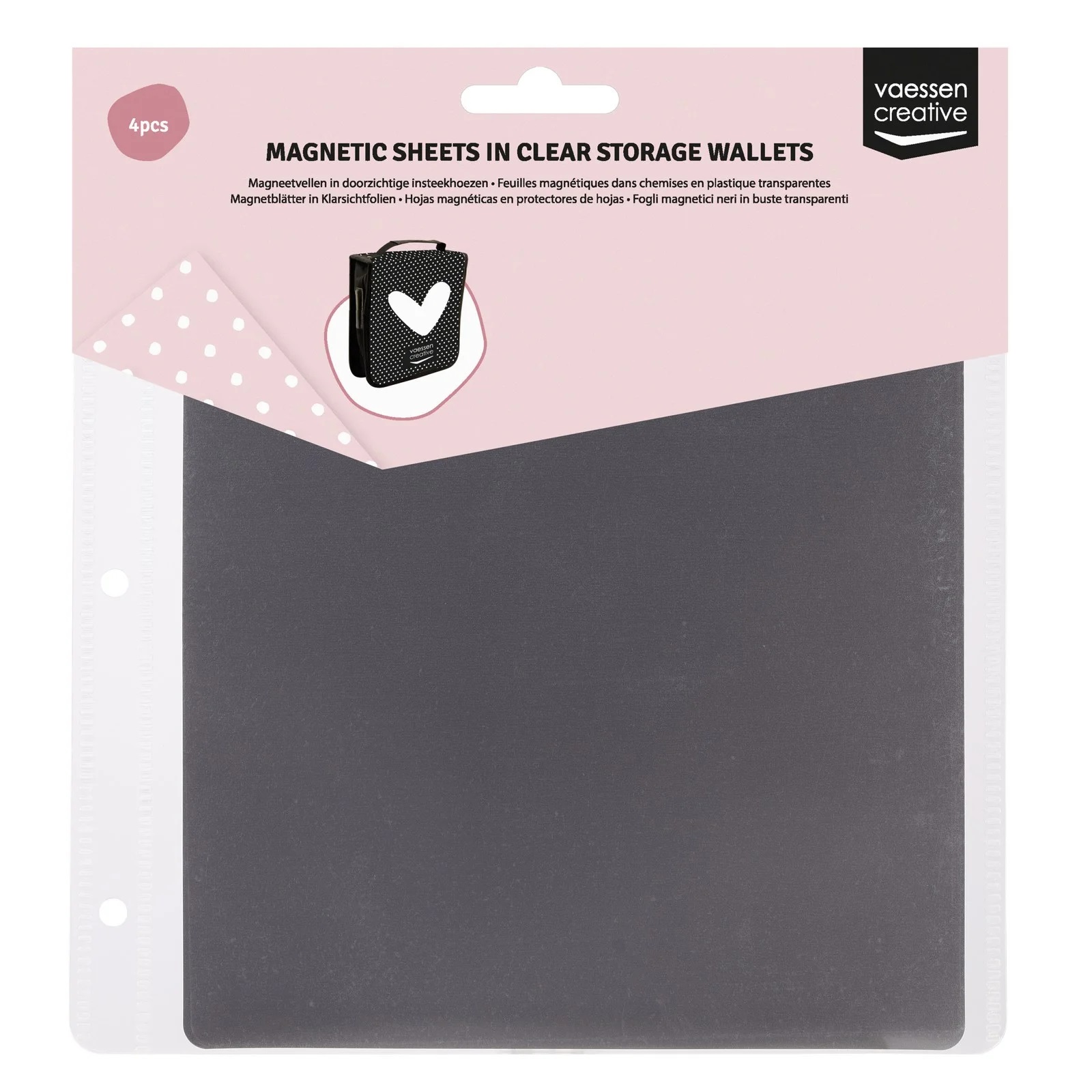 Vaessen - Magnetic sheets in clear inserts - 2
