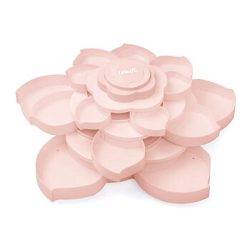 We R Memory Keepers - Embellishment storage bloom Pink 28,70x28,70x16,51cm