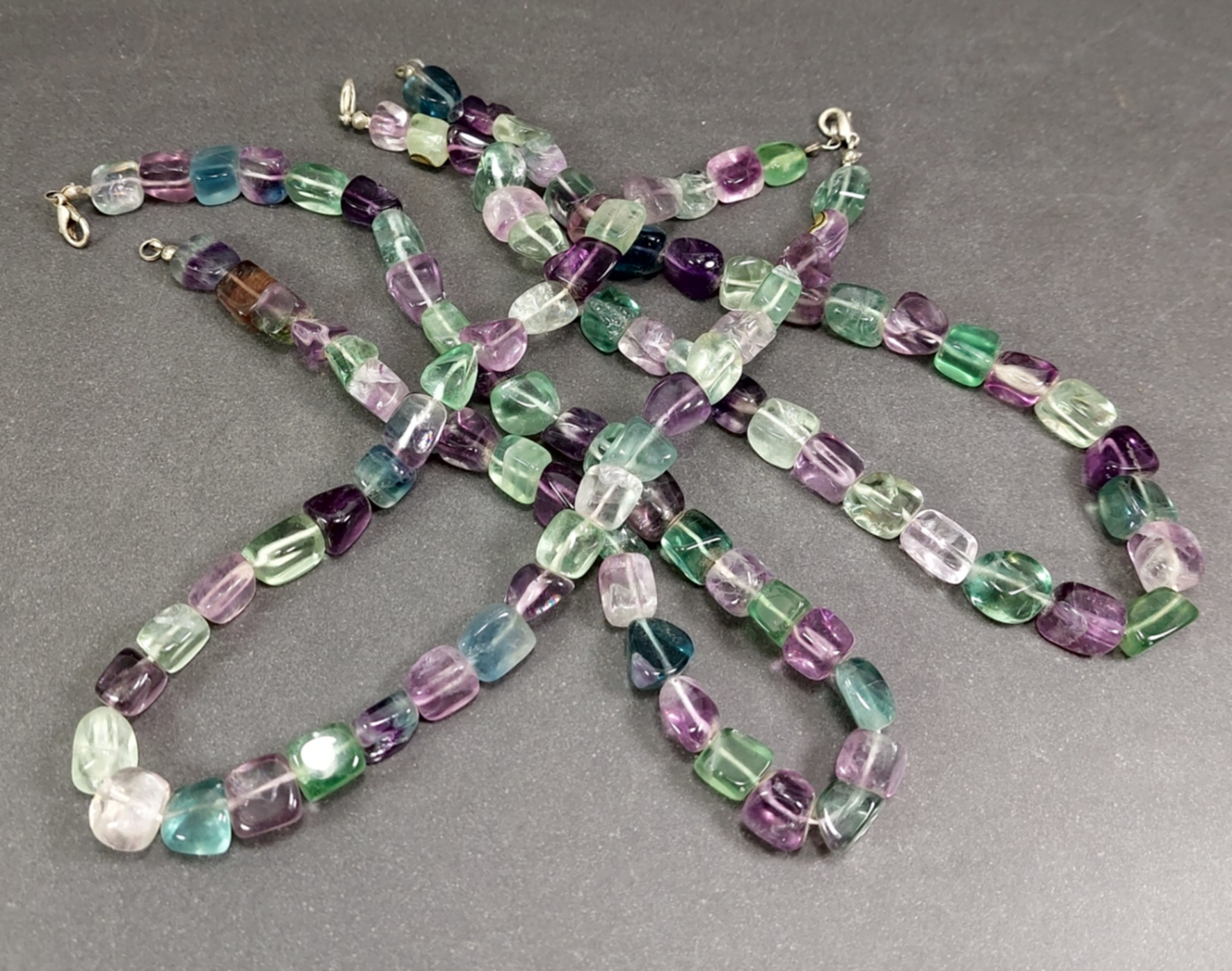 Fluorit  Pärlor - Halsband