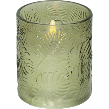 LED Blockljus Flamme Leaf 