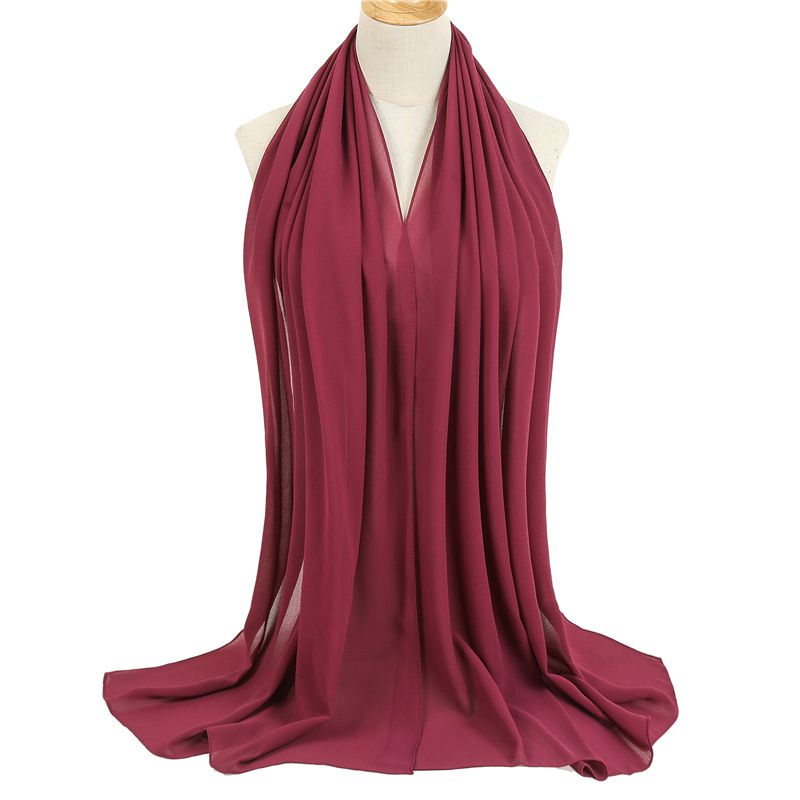 Scarf Grace 174x68 cm , vinröd