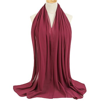 Scarf Grace 174x68 cm , vinröd