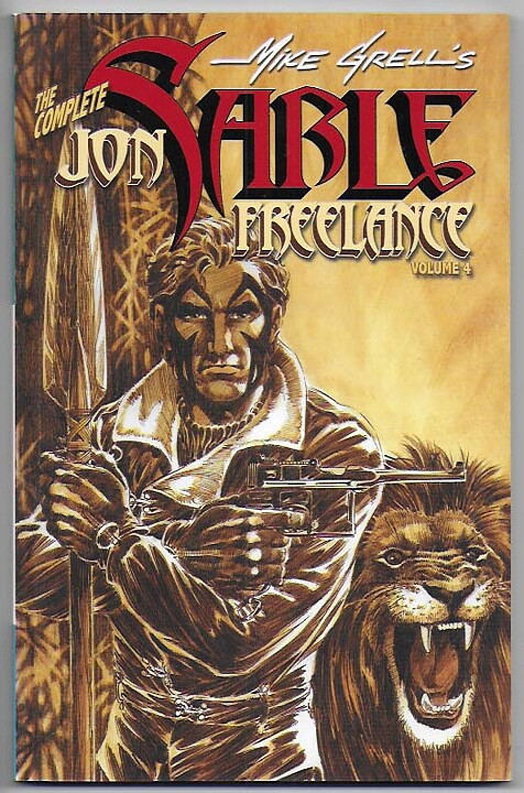 Complete Jon Sable, Freelance: Volume 4 TP NM- Solblekt på ryggen