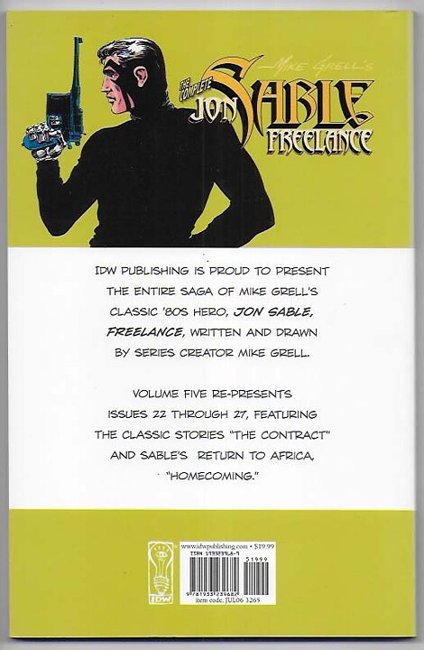 Complete Jon Sable, Freelance: Volume 5 TP NM- Solblekt på ryggen