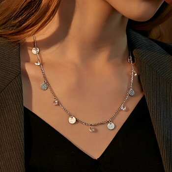 Halsband Frosted Silver