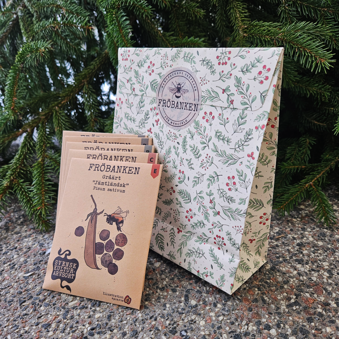 Presentpåse till fröpåsar - Olika mönster
