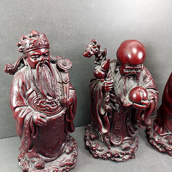 Tre Visa Men - Sanxing (deities) - Set - 19cm