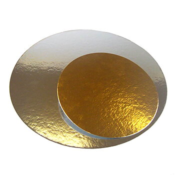 Tårtbricka guld/silver 24cm 100st