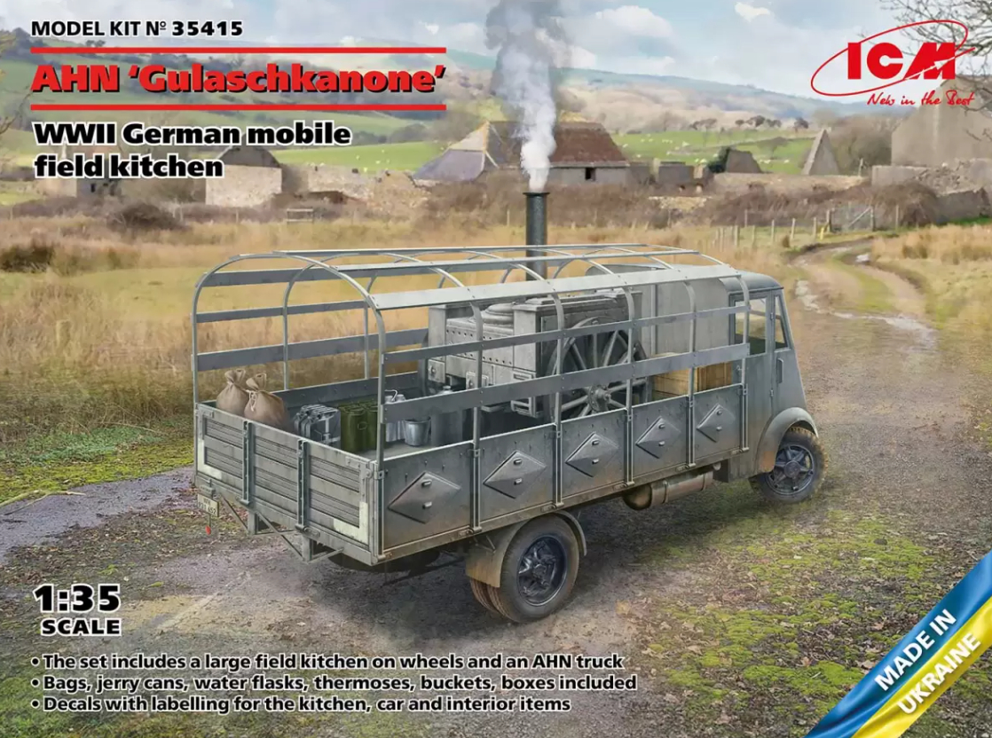 1/35 AHN "Gulaschkanone" - German WWII Mobile Field Kitchen