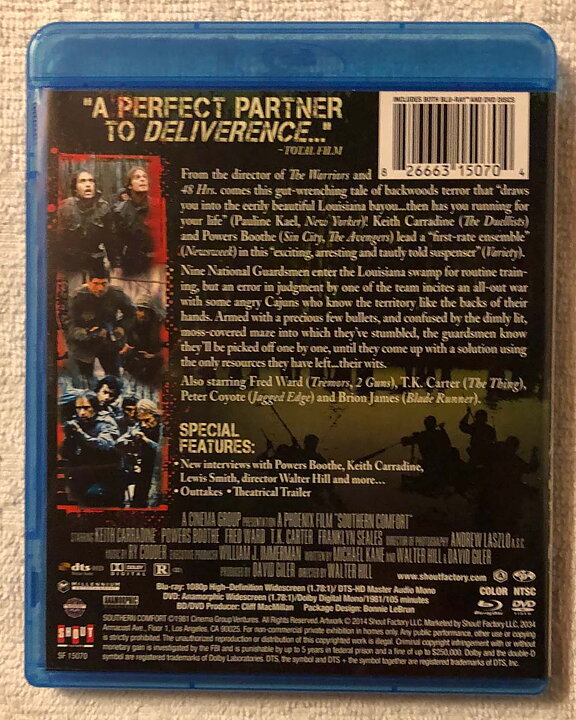 Southern Comfort Blu-ray + DVD