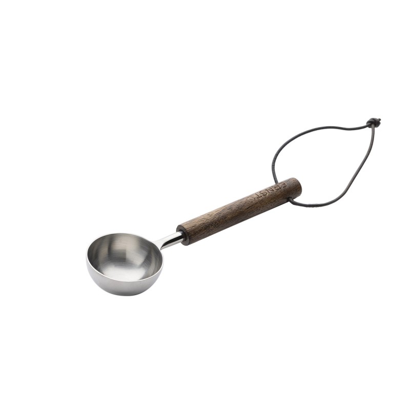 ERNST FORM Kaffemått, mörkt trä/metall