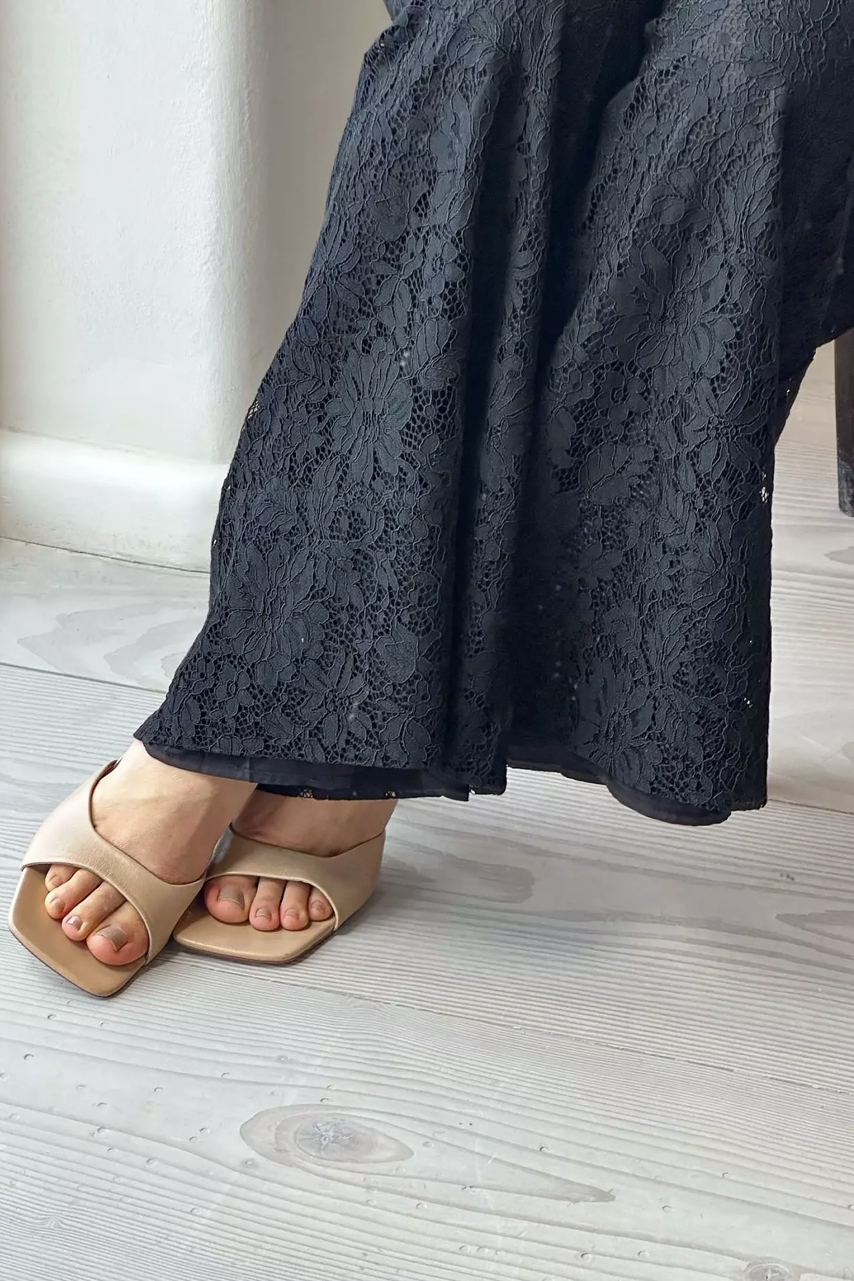 Neo Noir - Madison Lace Pants Black - 4