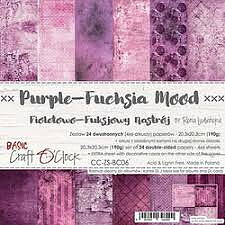 Craft o Clock 6x6 PPad -Purple-Fuchsia Mood 