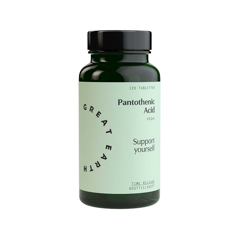 Pantothenic Acid 120 tabletter - Great Earth