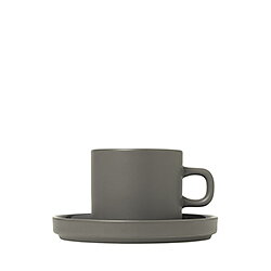 PILAR, Set 2 kaffemuggar & fat, 4 pcs, Pewter