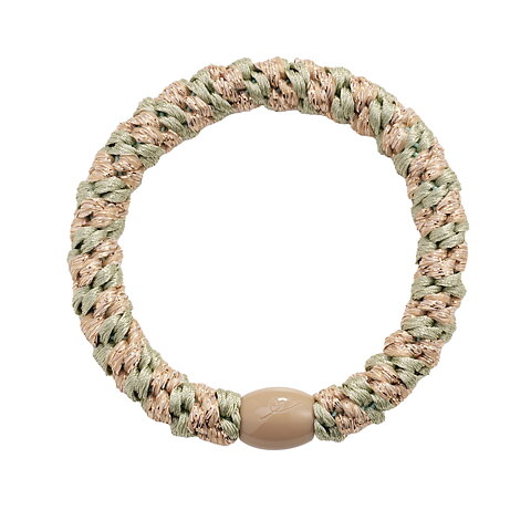 Ella Elastic 10-pack Glitter Stripe Pistasch Beige