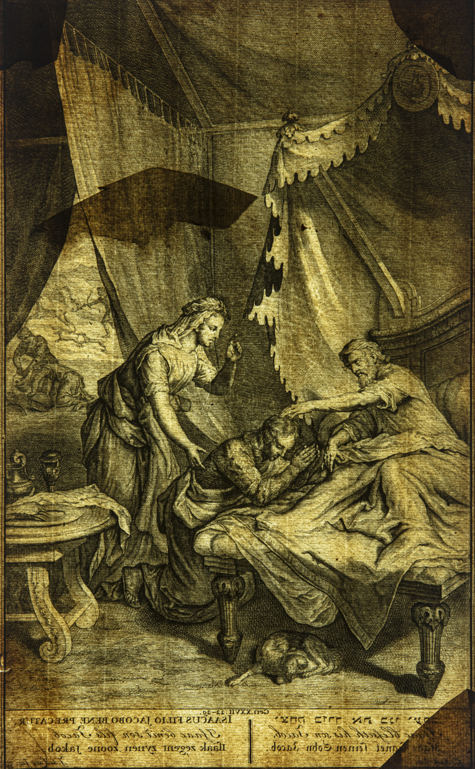 Isaak zegent Jakob (Isaac blesses Jacob) - 4