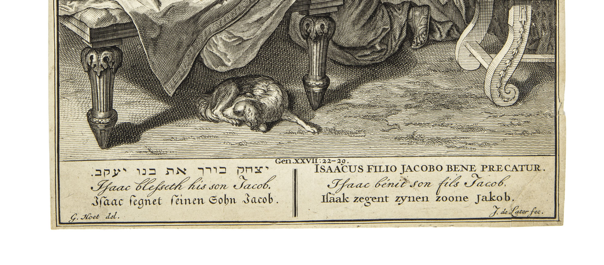 Isaak zegent Jakob (Isaac blesses Jacob) - 2