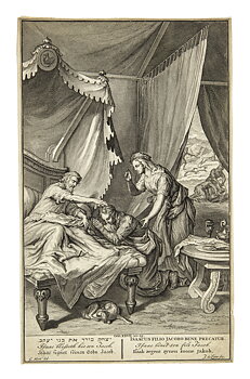 Isaak zegent Jakob (Isaac blesses Jacob)
