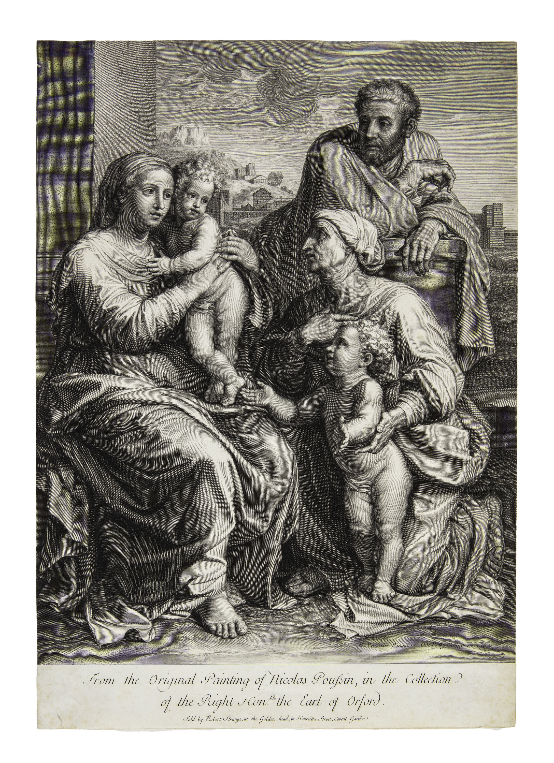 Holy Family with St Elizabeth and the infant Baptist