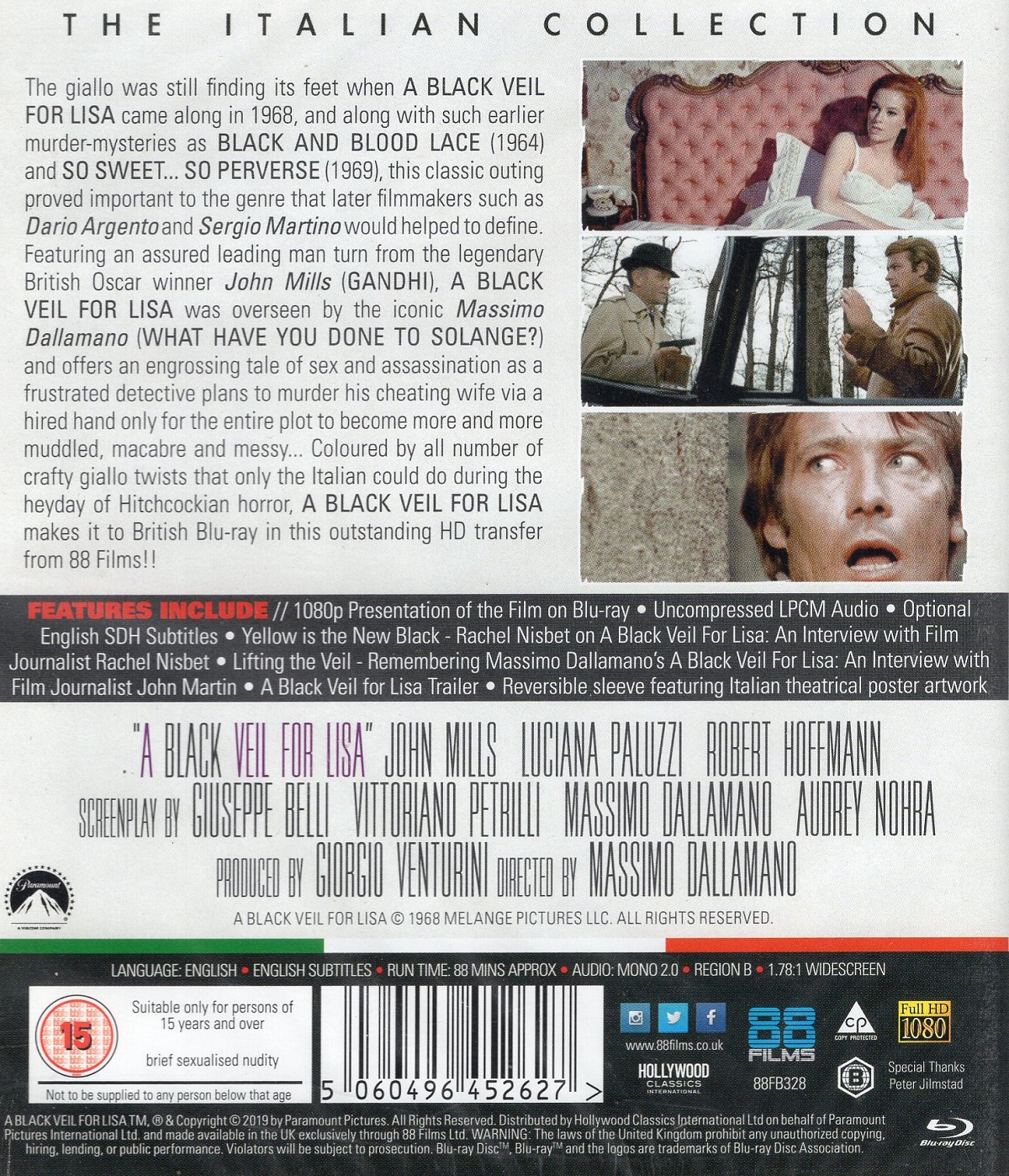 A Black Veil For Lisa (ej svensk text) (Blu-ray) - 2